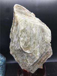 Muestra plana de mica en capas de lepidolita 5335 g cristal mineral natural (sin base)  - Imagen 1 de 12