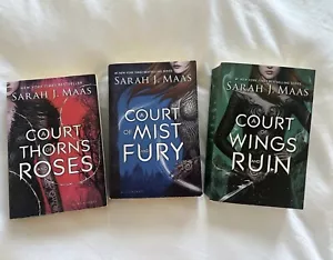 A Court of Thorns and Roses Series: ORIGINAL COVERS (preowned paper backs) - Picture 1 of 4