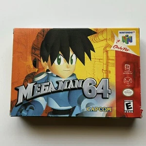 SOLO EN CAJA Mega Man Nintendo 64 N64 Auténtico Original Genuino OEM Raro Capcom - Imagen 1 de 12