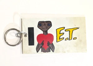 Vintage E.T. Keychain Extra Terrestrial Movie - Picture 1 of 2