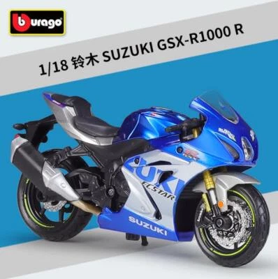 Bburago 1:18 Suzuki GSX R1000R Motorcycle Bike Model New in Box - Image 1 of 4