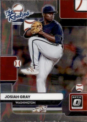 2022 Donruss Optic The Rookies Washington Nationals - Josiah Gray #TR-4 - Image 1 of 2