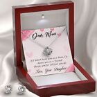 Mom Happy Mothers Day Jewelry Necklace Gift For Mom Knot Pendant Earring Set