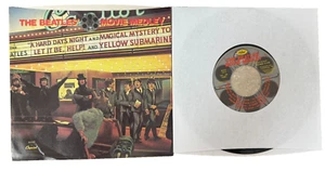 Beatles Movie Medley Excerpts From Reel Music 7" Vinyl Single w/ Picture Sleeve - Imagen 1 de 2