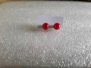 Runde Kugel Ohrstecker Sterling Silber NEU UNBENUTZT!!!! 5mm. 5-7 - Bild 1 von 2