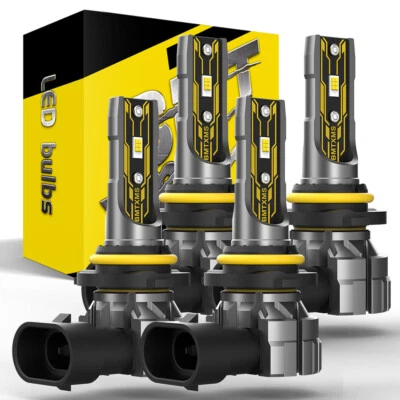 9006 +9005 Led Headlight Bulbs High Low For Freightliner Coronado 2017 2019 2020 - Image 1 of 4