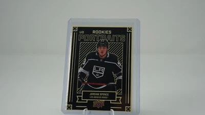 2022-23 Upper Deck Series 2 #P-48 Jordan Spence UD Rookies Portraits - Image 1 of 2