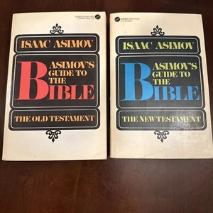 ISAAC ASIMOV LEITFADEN ZUR BIBEL ALTES & NEUES TESTAMENT 2 SOFTCOVER BÜCHER 1971 1973 - Bild 1 von 9