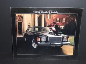 Chrysler Cordoba 1978 folleto de ventas - Imagen 1 de 5