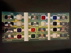 2025 Leaf Glory Of The Game 12 MEM on the Field BRADY MAHOMES NAMATH ++ 7/25 - Picture 1 of 6