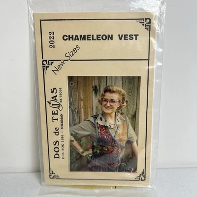 Chameleon Quilted Vest Misses SZ 10-18 Uncut Sewing Pattern Y2K 1992 - Image 1 of 4
