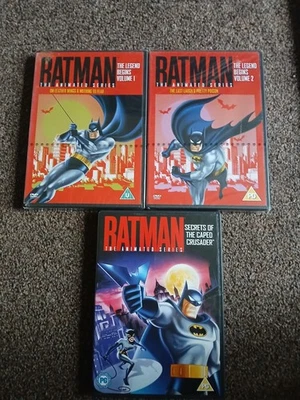 3 Batman The Animated Series DVDs 2005 Caped Crusader Catwoman Joker Scarecrow - Image 1 of 4