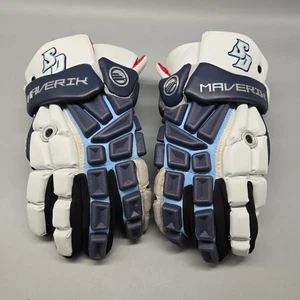 Maverik Maybach Deuce Sharkgel Lacrosse Handschuhe Herren 13" Large blau/weiß - Bild 1 von 13