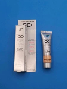 IT Cosmetics CC Full Coverage Cream SPF50 Light Medium 0.406 fl oz 12 mL - Picture 1 of 6