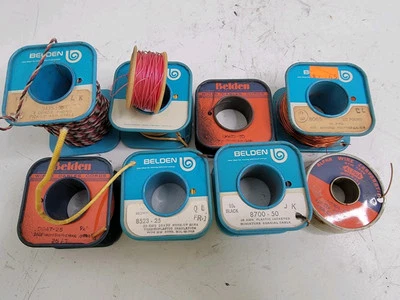 Lote de reparación de placa de circuito de carretes de alambre de cobre Beldan calibre 20 con chaqueta desnuda Foto 1 de 4