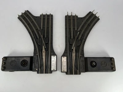 Lionel #022 O Gauge Lot of (2) Switch Track Left/Right Fair Condition - Image 1 of 4