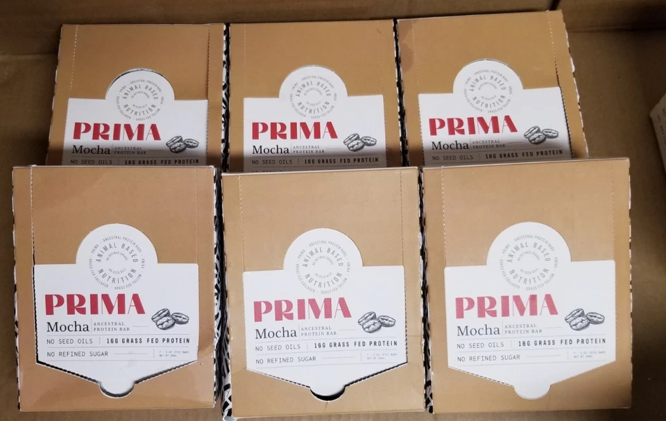 Prima Ancestrial Protein COCAO Bar with Beef Tallow Seed Oil 14 BARS
