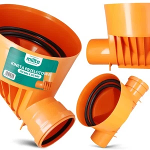 Millto™ Abwasserschacht Schachtboden 160 x 315 mm Revisionsschacht 1x Auslaf - Afbeelding 1 van 5