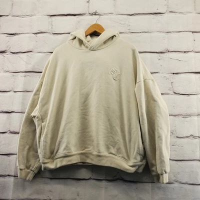 STANDARD CLOTH URBAN OUTFITTERS Sweatshirt Hoodie Mens Medium Heavyweight Ivory - Image 1 of 4