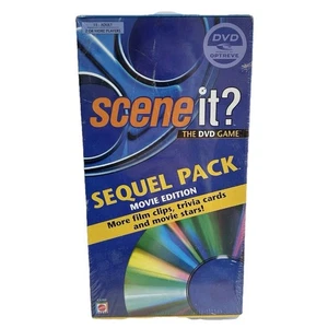 Scene It? Sequel Pack Movie Edition DVD Game Mattel New Sealed Trivia Board Game - Picture 1 of 5