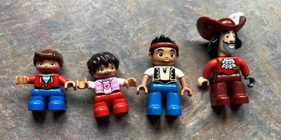 LEGO Duplo Jake & the Neverland Pirates Jake Figure & Captain Hook Disney +extra - Image 1 of 4