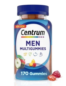 Centrum Multigummies Herren Multivitamin Supplement Gummis, verschiedene Früchte, 170 - Bild 1 von 5