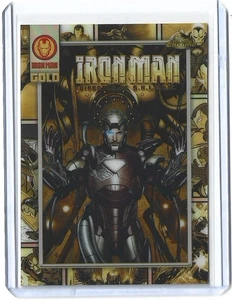 2025 Topps Chrome MARVEL Iron Man Gold Card #IM-9 Blaster Exclusive - Bild 1 von 2