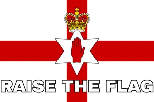 Raise The Colours Northern Ireland Flag - Northern Ireland Protest Flag. 3X5FT - Picture 1 of 1