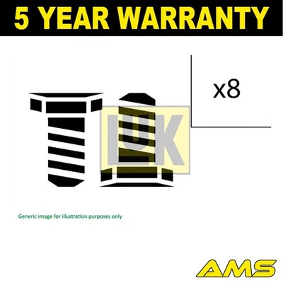 Fits Nissan Vauxhall Renault Mercedes Fiat Opel Dual Mass Flywheel Bolt Kit AMS - Изображение 1 из 4