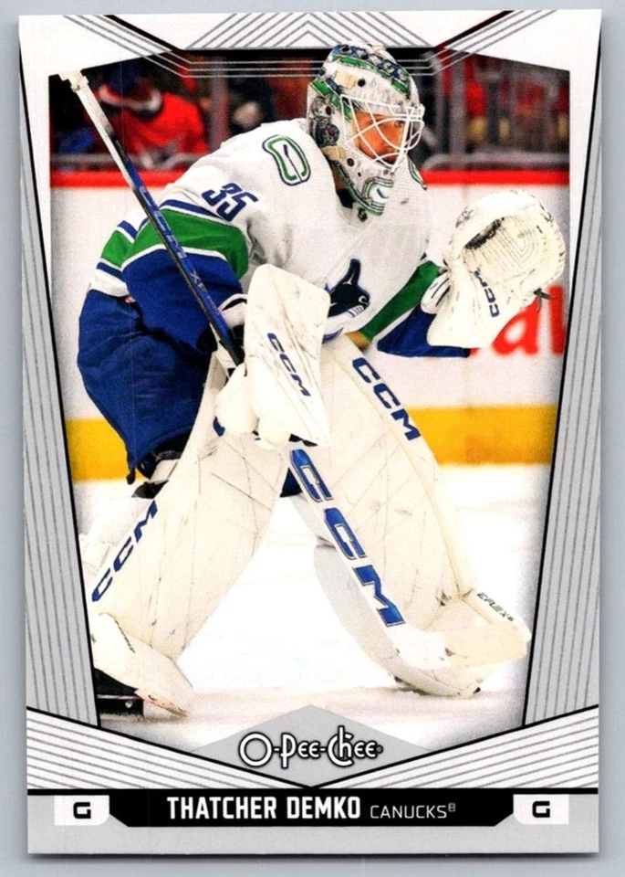 2024-25 O-Pee-Chee Thatcher Demko Vancouver Canucks #184 - Image 1 of 2