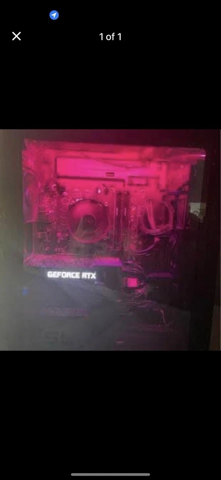 HP Omen 25L Gaming PC Intel Core I5 RTX2060, 1TB HDD, 256GB SSD, 16GB DDR4 RAM - Image 1 of 1