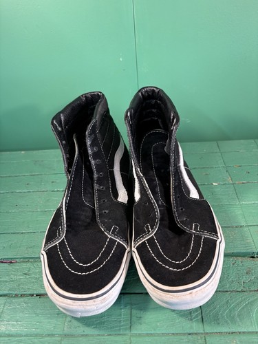 Sneakers unisex Vans Era nere " Skool" skate hi top taglia: M7 W8 5 #500714