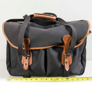 Bolsa para cámara Billingham 445 negra de lona bronceada (leer) - Imagen 1 de 13
