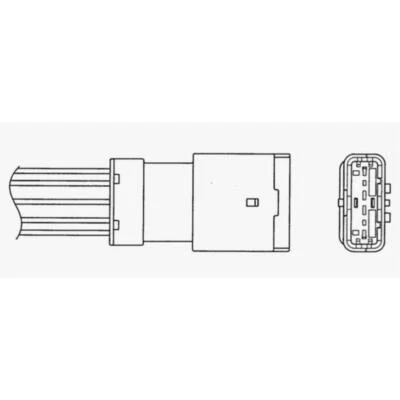 Sonda lambda NGK sonda di regolazione adatta per Citroen C5 I 2.0 16V HPi - Immagine 1 di 2