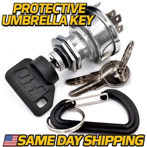 Ignition Switch fits John Deere 130 160 165 170 175 180 185 500 with 3 KEYS - Picture 1 of 9
