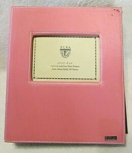 Pink 3.5 x 5/ 4 x 6 Photo Pocket Album By Elsa