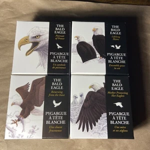 2013 Canada Silver Bald Eagle 4 Coin Set - Picture 1 of 11