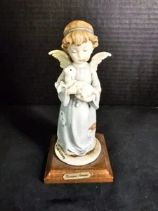 Figurina Giuseppe Armani 1983 Piccolo Angelo con Agnello 7" 622-C nuova con scatola Firenze Italia - Foto 1 di 8