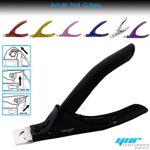 Acrylic False Nail Tip Cutter Clipper Slicer Nails Edge Salon Art Tip Trimmer - Picture 1 of 6