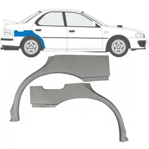 SUBARU IMPREZA GC/GF 1992-2000 REAR WHEEL ARCH REPAIR PANEL WRX STI / PAIR - Picture 1 of 6