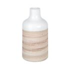 Ceramic Vase Pink & White Medium by Parlane