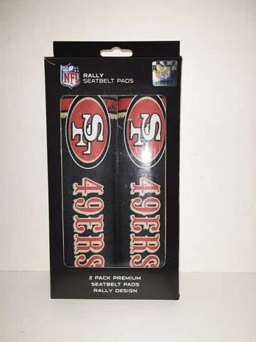 San Francisco 49ers  NFL 2022 Rally Seat Belt Pad Set of 2 Cover