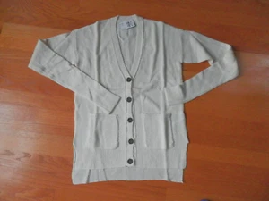 NWT Abercrombie & Fitch Ilana Cardigan Sweater Cream X Small - Picture 1 of 5