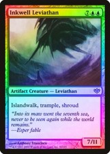 Inkwell Leviathan FOIL Conflux PLD Artifact Blue Rare MAGIC MTG CARD ABUGames