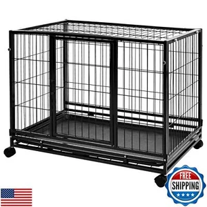 Amazon Basics - Cuccia impilabile portatile resistente per cani e animali domestici con vassoio, B - Foto 1 di 5