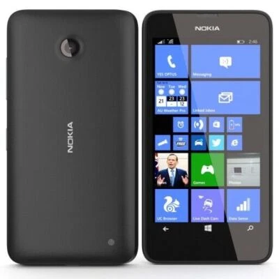 Schwarz Smartphone Nokia Lumia 635 1GB RAM 8GB 4,5" IPS LTE 5 Mpx Win Phone 8.1 - Bild 1 von 3