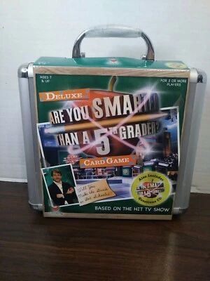 CARD/CD GAME - ARE YOU SMARTER THAN A 5TH GRADER GAME - 2007 - SEALED - NIB - Image 1 of 4