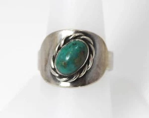 Schöner indianischer Ring Sterlingsilber Türkis Größe 8,75 - 3686 - Bild 1 von 5