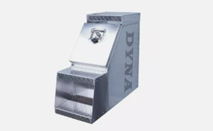 12"W New Aluminum Step Semi Tool-Box semi truck - Foto 1 di 1