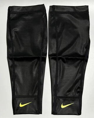 Oregon Ducks Track Team Issued Nike Black Women’s Medium Calf Leg Sleeves X’s 2 - Image 1 of 4